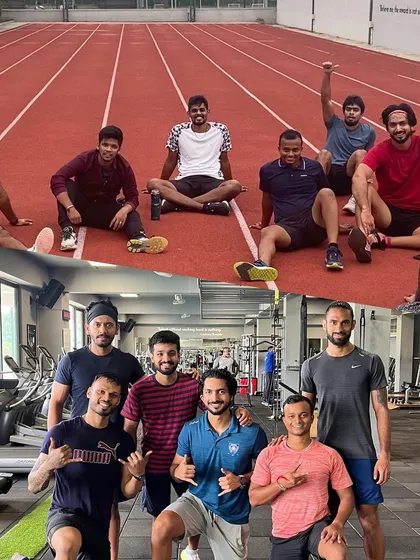 More moments from my MSc course, highlighting the balance between hard work on the track and collaborative learning in the gym.