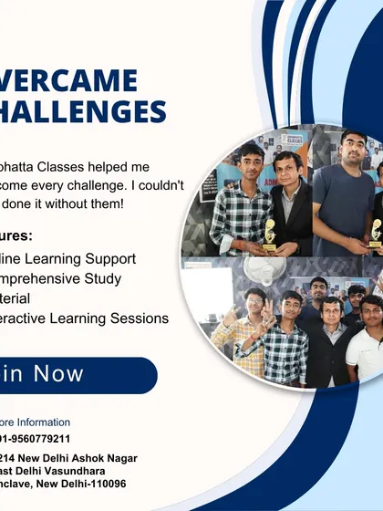 Our students' testimonials speak for themselves. With online support, comprehensive material, and interactive sessions, we help students overcome every academic challenge.