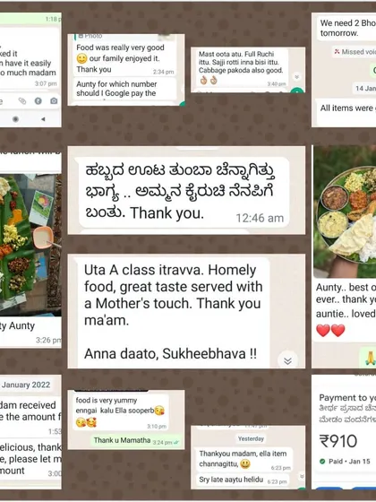 Reading messages like these from my customers makes all the hard work worth it. I am so grateful for the love and feedback you share about my Bhogi and Sankranti special meals.