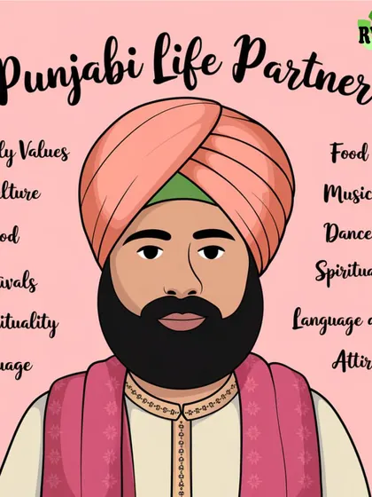 This graphic highlights the 10 best things about having a Punjabi life partner. My service helps you connect with individuals who embody these wonderful cultural traits.