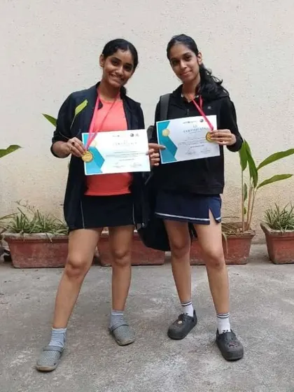 Congratulations to Akhila Meka and Sanchi Santi from our BSNL center for securing the silver medal in Women's Doubles at the Megathon Badminton Tournament.