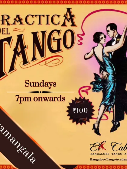 Practice makes perfect. Our 'Practica Del Tango' on Sundays in Koramangala is a casual, affordable session for students to practice their moves, ask questions, and dance with different partners in a relaxed setting.