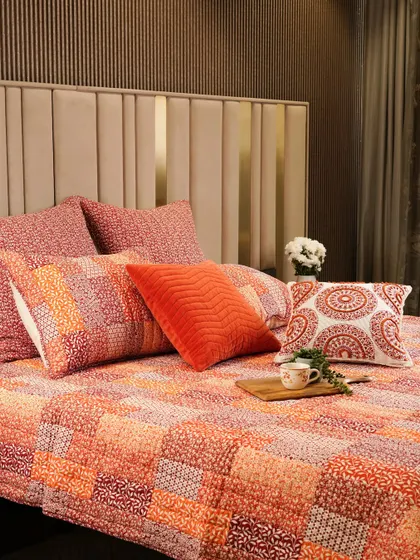 Our lifestyle photography for home furnishings places your products in a warm, lived-in context. This shot for a soft furnishing brand uses a cozy bedroom setting to showcase the texture and appeal of their bedding and pillows.