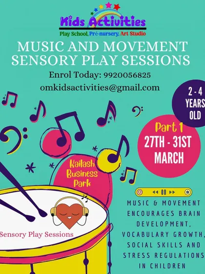 We are excited to announce our Music and Movement Sensory Play Sessions for toddlers aged 2-4. These sessions are designed to encourage brain development, vocabulary growth, and social skills through the joy of music.