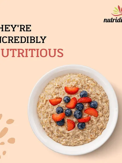 Oats are incredibly nutritious. They are a fantastic source of vitamins, minerals, and antioxidants. Starting your day with a bowl of oatmeal is a great way to fuel your body.