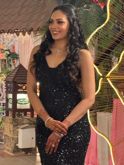 The simple elegance of a well-fitted sequin gown. We provide alterations on all our rental outfits to ensure you get a perfect, confidence-boosting fit.