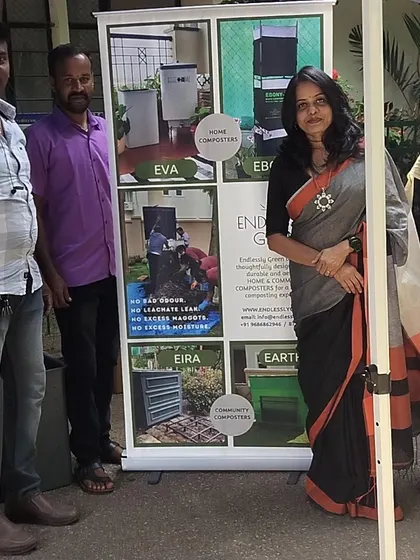 Standing proudly with my range of composters. My mission is to provide well-designed, durable, and aesthetically pleasing solutions that make composting an easy and enjoyable habit for everyone.