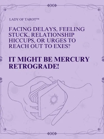 Are you facing delays or feeling stuck? It might be Mercury Retrograde. This astrological event can cause confusion and urges to revisit the past, but it's a temporary phase.