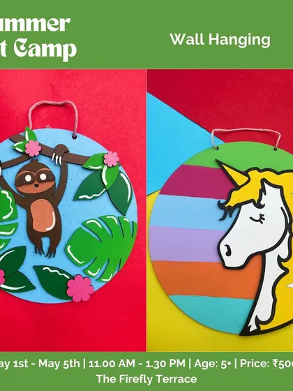 A duplicate of the wall hanging graphic for the summer camp.