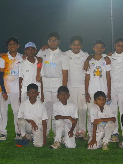 The U10 practice match team photo. We ensure even our youngest players get regular match practice to build their confidence and skills.