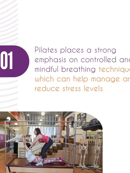 Pilates places a strong emphasis on controlled and mindful breathing techniques. This can help manage and reduce stress levels, which is particularly beneficial for anyone navigating the challenges of a cancer diagnosis.