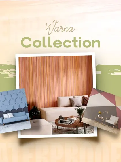 Explore the vibrant and modern designs of my Warna Collection. This gallery showcases a variety of options, from bold geometric patterns to subtle textures, to help you create a truly unique and stylish home.