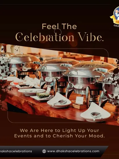 The celebration vibe is all about great food and happy moments. My buffet setups, with their elegant chafing dishes, are designed to light up your events and cherish your mood.