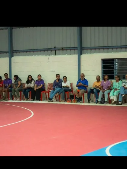 Our biggest supporters. Parents watching intently from the sidelines, creating an encouraging atmosphere for the players.