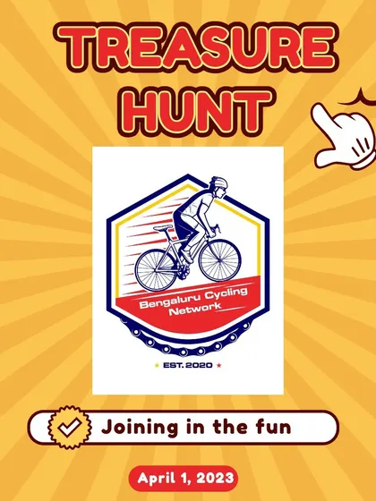 The Bengaluru Cycling Network is another fantastic club joining our Treasure Hunt. The more, the merrier.