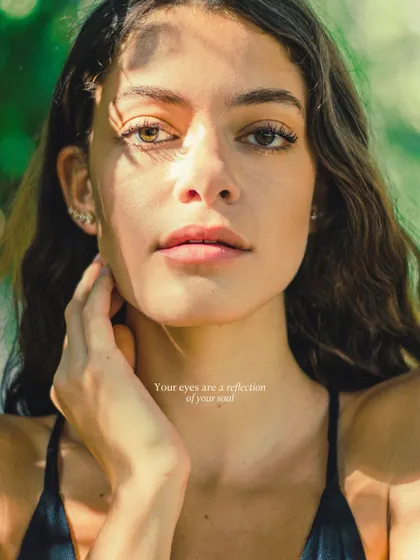 A close-up portrait where the sunlight creates beautiful shadows on the face. I believe the eyes are a reflection of the soul, and I love capturing them with such clarity and emotion.