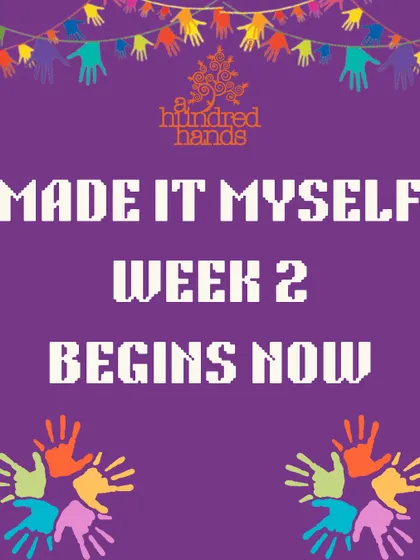 Announcing the start of Week 2. We invite everyone to send in their handmade creations.
