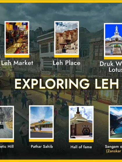 Beyond the rides, we spend time exploring Leh. Our trips include visits to the local market, Leh Palace, Hall of Fame, and the Sangam of Indus and Zanskar rivers.