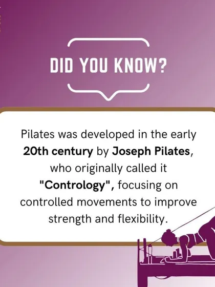 Did you know? Joseph Pilates originally called his method "Contrology," focusing on controlled movements to improve strength and flexibility. This principle remains the foundation of our practice today.