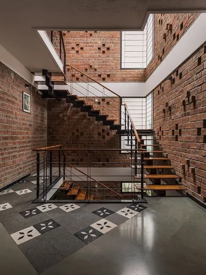 Additional views showcasing the variety of interior spaces we design, from living rooms and bedrooms to staircases and quiet corners, all united by our philosophy of sustainable, soulful design.