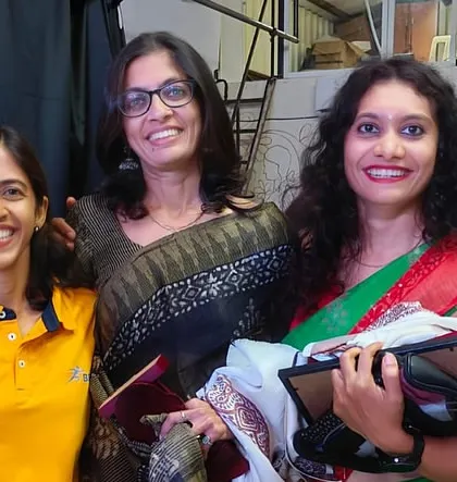 With fellow panelists at the conclave. It is always inspiring to connect with other women who are leaders in the sports and fitness community.