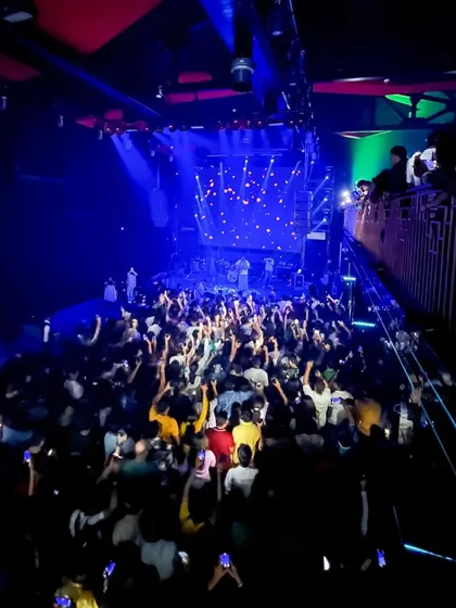 Another shot of the packed floor at White Lotus Club. My goal is always to get everyone moving and lost in the music.
