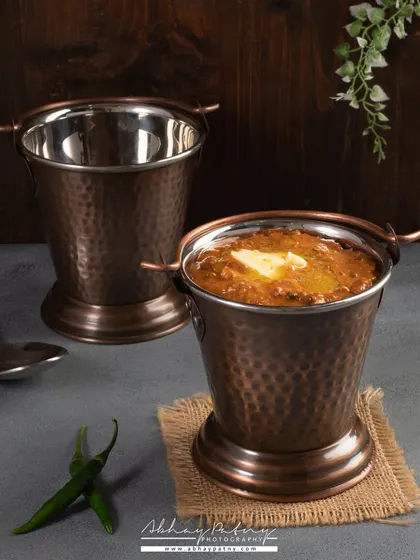 This shot of Dal Makhani is also a product shot for the traditional copper "balti" it's served in. This shows how I can create images that serve a dual purpose for clients.