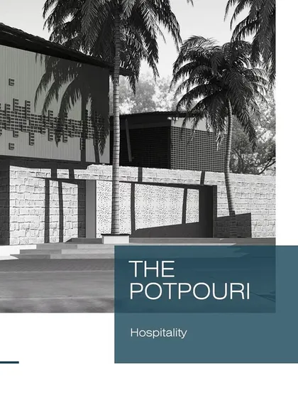 'The Potpouri' is a restaurant designed as a social hub nestled in a coconut grove. Drawing inspiration from a traditional village square, it is a place for the community to gather, celebrate, and unwind.