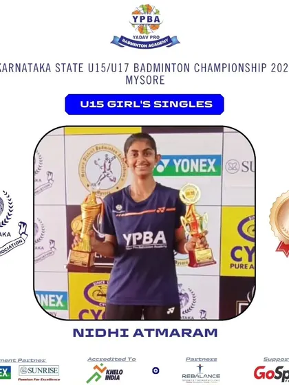 These posters highlight the consistent success of my junior and sub-junior players across various state-level tournaments in Karnataka, Tamil Nadu, and Assam, showcasing their achievements in singles and doubles categories.