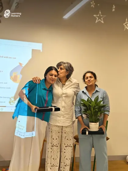 Our founder celebrating with two of our directors. These relationships, built on mutual respect and a shared purpose, are the bedrock of our organization.
