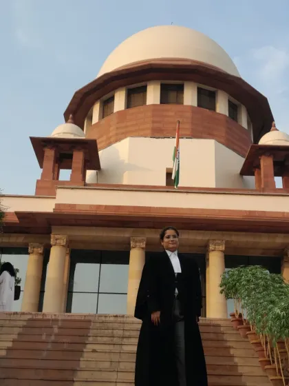 Standing in protest from the doors of the Supreme Court against the Pahalgam terrorist attack.