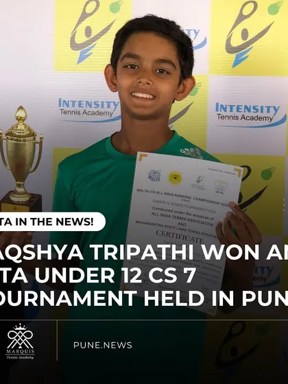 A smiling champion. Laqshya's win in Pune is a significant milestone in his young career. We focus on building a strong foundation for our junior players to succeed.
