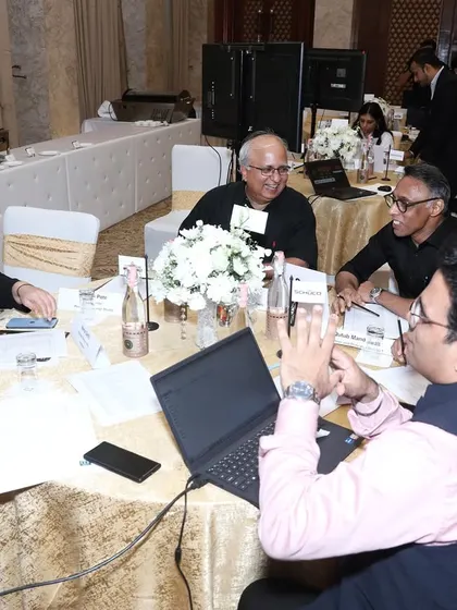 Sharing a laugh with fellow jurors. While the task is serious, the camaraderie and shared passion for design make the experience truly enjoyable.