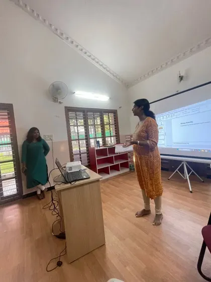 We are grateful to Chithra Thadathil for her brilliant workshop on "Early Intervention for Early Educators," providing valuable insights to our teachers.