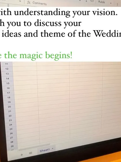 It all starts with understanding your vision. We meet with you to discuss your preferences, ideas, and the theme of your wedding. This is where the magic begins.