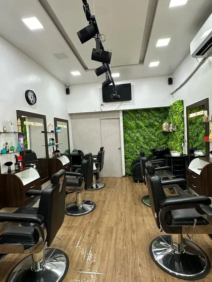 Welcome to Rising Edge. I've designed my salon to be a clean, modern, and comfortable space where you can relax while I take care of your grooming needs.