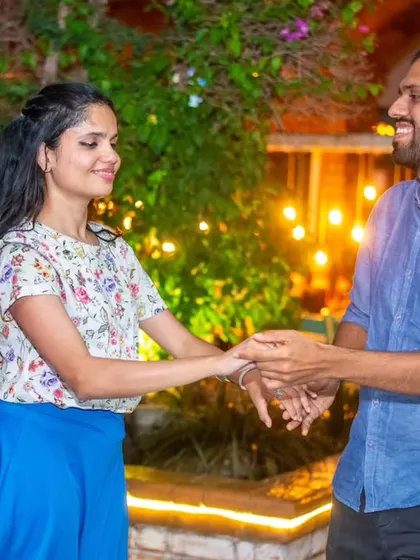 A sweet and gentle dance under the warm lights. It’s a perfect way to connect with someone.