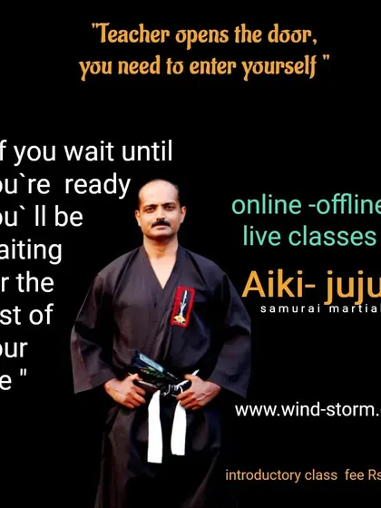 I can open the door, but you must walk through it. With online and offline classes available, there is no reason to wait to start your martial arts journey.