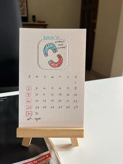 March is all about positive energy with two happy magnets, because "Attracts what you expect!".