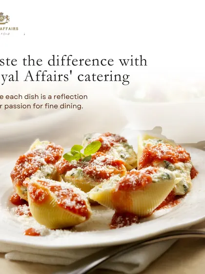 Taste the difference with my passion for fine dining. This plate of stuffed pasta shells in a rich tomato sauce showcases my ability to execute classic Italian dishes with finesse.