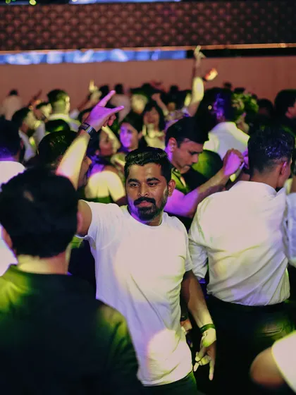 The dance floor was packed with energy at the Rare Rabbit "Stack of Dreams" event. I love seeing colleagues let loose and celebrate their success together.