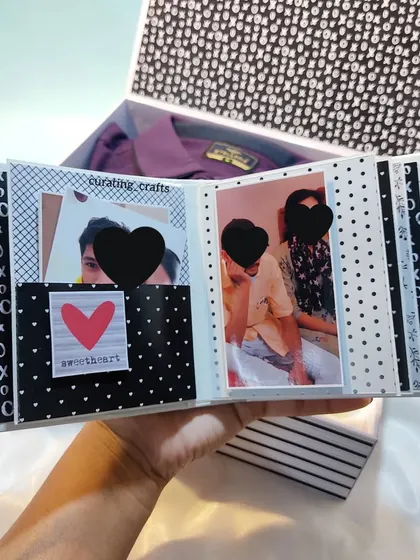 Another page from the "sweetheart" mini album, part of the complete gift set.