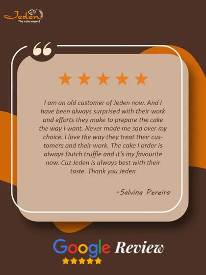It means the world to us when a customer becomes a regular. We are thrilled to be the go-to choice for Dutch truffle cake and all other celebrations.