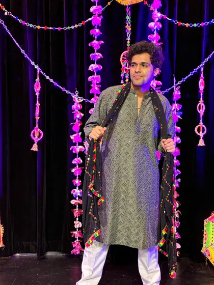 Another pose from our Navratri shoot. The energy and colors of this festival are just unmatched, and I love bringing that into my Garba classes.