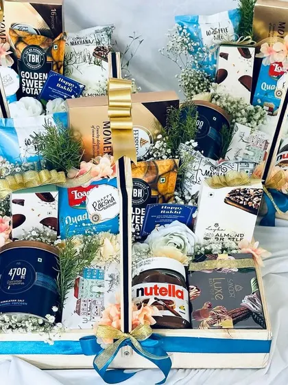 Our luxury snack hampers are perfect for those who appreciate the finer things in life, with a curated selection of high-quality treats.