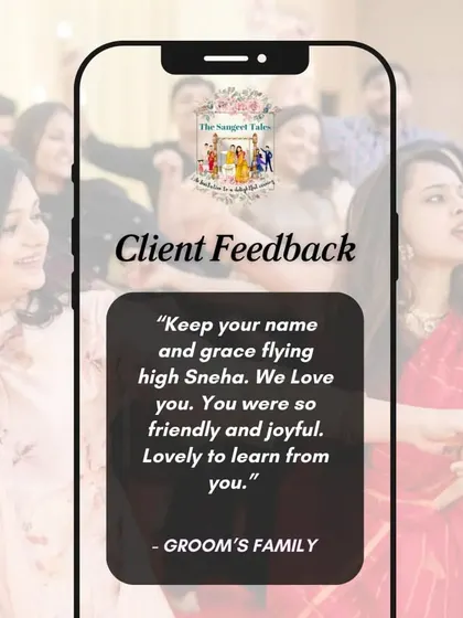 "Keep your name and grace flying high Sneha. We love you." This heartfelt feedback from a groom's family is what fuels our passion.