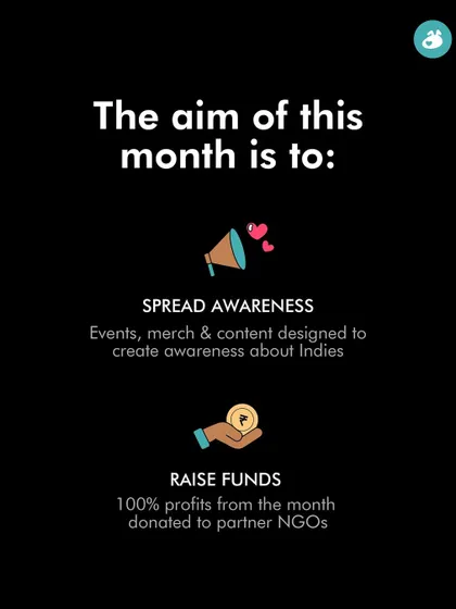 Our "Incredible Indies Month" is all about spreading awareness and raising funds for local NGOs. We believe in using our platform to give back to the community dogs who deserve so much.