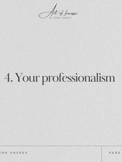 Your clothes reveal your professionalism. A polished, intentional outfit can instantly command respect and create a strong impression in any setting.