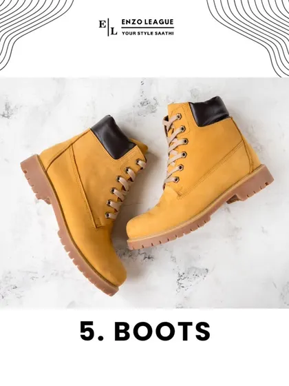 A sturdy pair of boots is the foundation of any winter wardrobe. They provide traction and protection from the elements while completing your seasonal look.