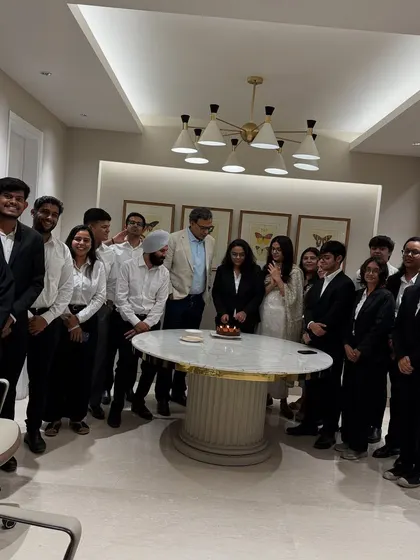 Another view of Nancy's birthday celebration. We believe in recognizing the hard work of every team member and celebrating their personal milestones together.